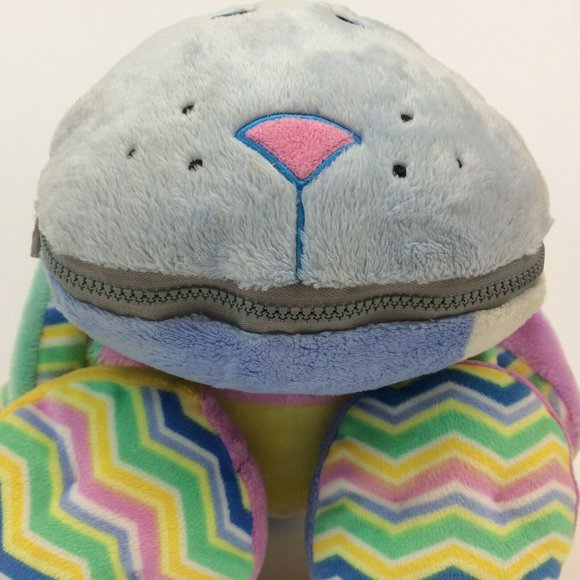 Stuffies Easter Bunny Rabbit Plush Stuffed Animal 19" Long Colorful Pastel Toy - Picture 3 of 12